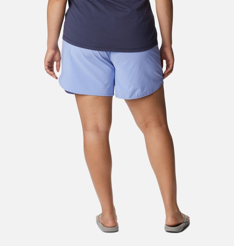 Women's Columbia Bogata Bay Stretch Shorts Light Blue | Plus Size CA-I045A